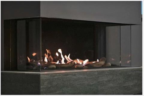 Sierra Flame Toscana Peninsula Gas Fireplace