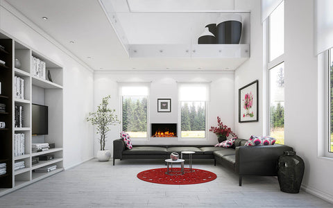 Remii 30-BAY-SLIM – 3 Sided Electric Fireplace