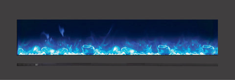 Sierra Flame WM-FML-72-7823-STL 72" Linear Electric Fireplace