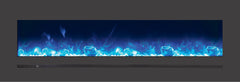 Sierra Flame 88" WM-FML-88-9623-STL 88" Linear Electric Fireplace