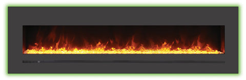 Sierra Flame WM-FML-72-7823-STL 72" Linear Electric Fireplace