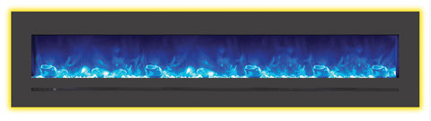 Sierra Flame WM-FML-72-7823-STL 72" Linear Electric Fireplace