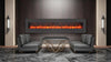 Image of Sierra Flame 88" WM-FML-88-9623-STL 88" Linear Electric Fireplace