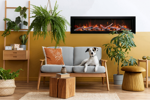 Amantii 72" DEEP-XT Electric Fireplace BI-72-DEEP-XT