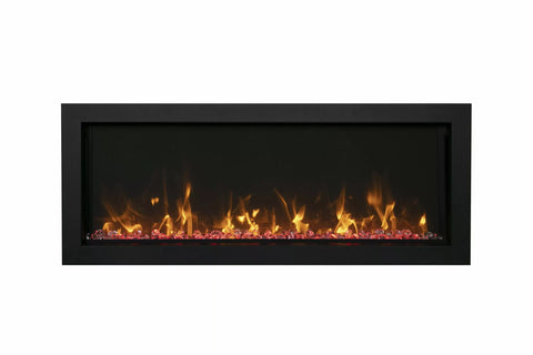 Amantii BI-30-XTRASLIM Panaroma Full view XTRA SLIM Electric Fireplace 30"