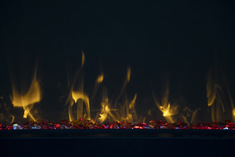 Amantii BI-40" SLIM Electric Fireplace – Indoor / Outdoor BI-40-SLIM-OD