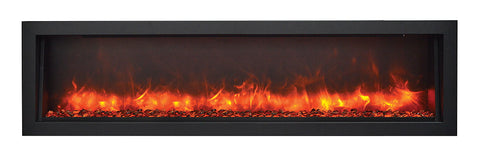 Amantii BI-40-DEEP-OD DEEP Electric Fireplace – Indoor / Outdoor 40"