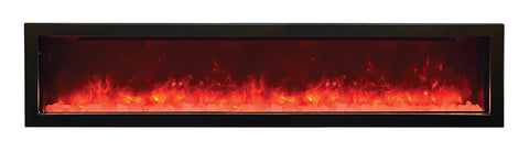 Amantii 88" SLIM Electric Fireplace – Indoor / Outdoor BI-88-SLIM-OD