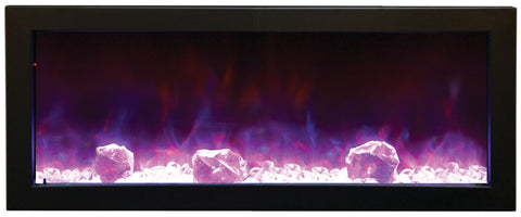 Remii 88in Basic Clean-Face Electric Fireplace WM-88-B