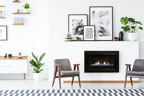 Sierra Flame Boston 36in Builders Linear Gas Fireplace BOSTON 36-LP-EI