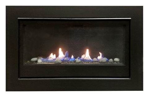 Sierra Flame Boston 36in Builders Linear Gas Fireplace BOSTON 36-LP-EI