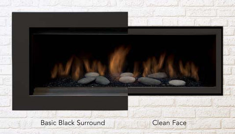 Sierra Flame Austin 65" Direct Vent Natural Gas Fireplace - Deluxe