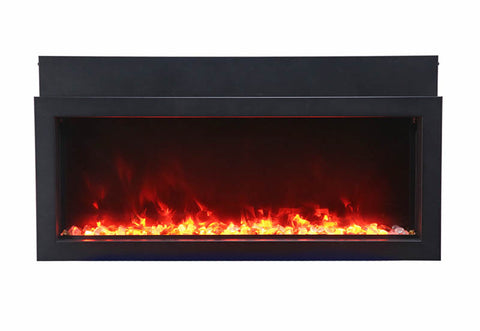 Amantii 50" SLIM Electric Fireplace – Indoor / Outdoor BI-50-SLIM-OD