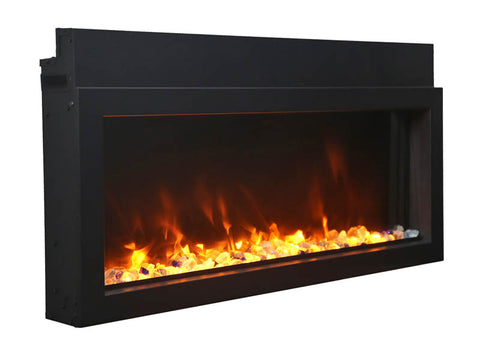 Amantii 50" SLIM Electric Fireplace – Indoor / Outdoor BI-50-SLIM-OD