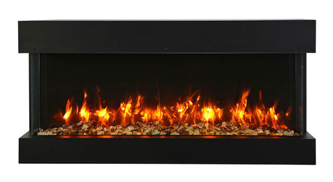Remii 30-BAY-SLIM – 3 Sided Electric Fireplace