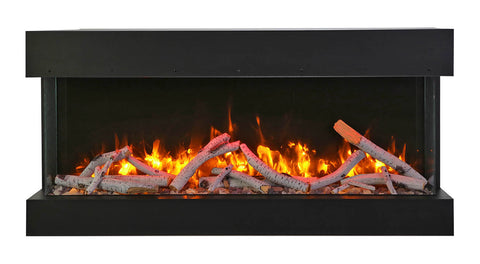 Remii 30-BAY-SLIM – 3 Sided Electric Fireplace