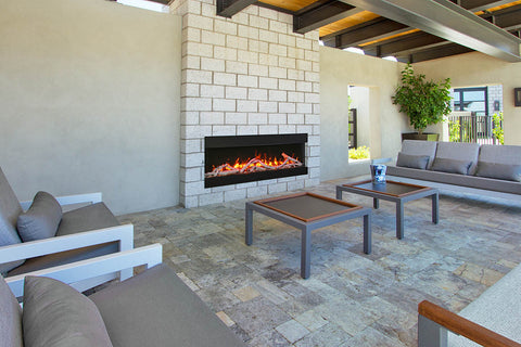 Remii 60-BAY-SLIM – 3 Sided Electric Fireplace