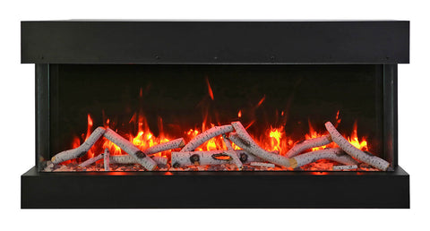 Remii 30-BAY-SLIM – 3 Sided Electric Fireplace