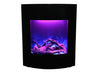 Image of WM-BI-2428-VLR-BG Smart Electric Fireplace the amantii wall mount electric fireplace