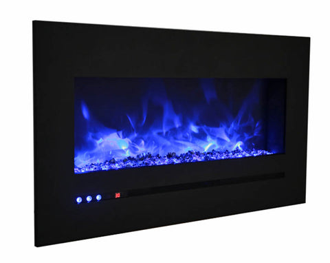 Sierra Flame WM-FML-72-7823-STL 72" Linear Electric Fireplace