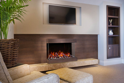 Amantii 60" TRU VIEW XL XT Indoor-Outdoor Electric Fireplace 60-TRV-XT-XL
