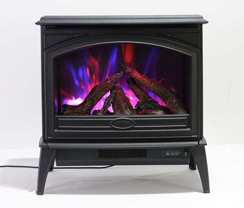 Sierra Flame Cast Iron E-70 Free Stand Electric Fireplace