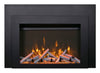 Image of Sierra Flame INS-FM-30 Electric Fireplace Insert with Black Steel Surround 30"