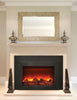 Image of Sierra Flame INS-FM-34 Electric Insert – Electric Fireplace Insert with Black Steel Surround