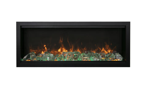 Amantii Symmetry 100" SYM-100-XT Smart Electric Fireplace