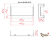 Image of Remii 40-BAY-SLIM – 3 Sided Electric Fireplace