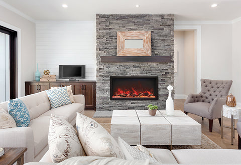Remii 45" 102745-XT Tall Indoor or Outdoor Electric Fireplace