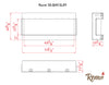 Image of Remii 50-BAY-SLIM – 3 Sided Electric Fireplace