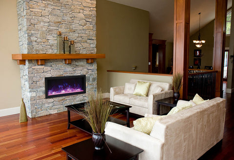 Remii 35in Extra Slim Indoor or Outdoor Electric Fireplace