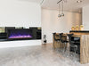 Image of Remii 45" Deep Indoor or Outdoor Electric Fireplace Built-in only with black steel surround