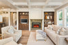 Image of Sierra Flame INS-FM-34 Electric Insert – Electric Fireplace Insert with Black Steel Surround
