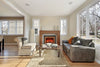 Image of Sierra Flame INS-FM-34 Electric Insert – Electric Fireplace Insert with Black Steel Surround