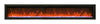 Image of Remii 100in Basic clean-face electric Fireplace built-in with glass WM-100-B