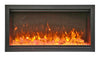 Image of Amantii SYM-74-B 74" Symmetry Electric Fireplace