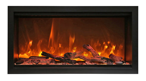 Amantii SYM-74-B 74" Symmetry Electric Fireplace