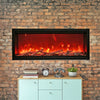 Image of Amantii SYM-74-B 74" Symmetry Electric Fireplace