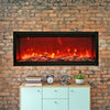 Image of Amantii SYM-88-B 88" Symmetry Electric Fireplace HOT SALE 🔥 SAVE EXTRA $750