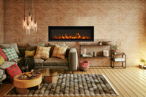 Amantii SYM-SLIM-42 Extra Slim Symmetry Electric Fireplace