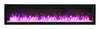 Image of Remii 74in Basic clean-face electric built-in with glass, black steel surround