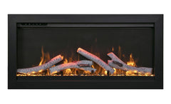 Amantii SYM-60 Smart 60" Symmetry Indoor or Outdoor Electric Fireplace