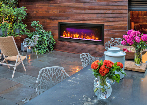 Amantii SYM-74 74" Symmetry Electric Fireplace