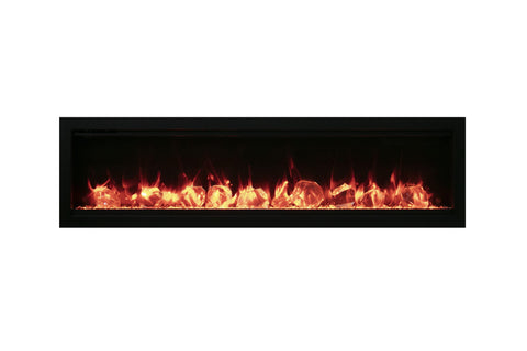 Amantii SYM-60 Smart 60" Symmetry Indoor or Outdoor Electric Fireplace