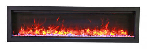 Amantii SYM-74-BESPOKE 74" Symmetry Electric Fireplace