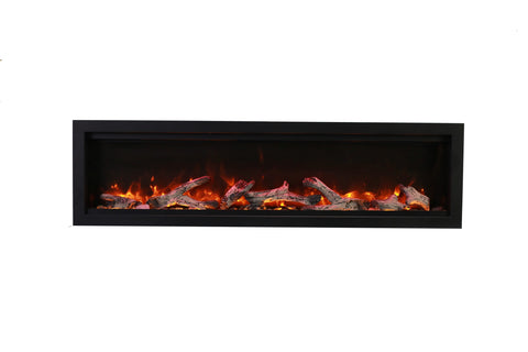 Amantii SYM-60 Smart 60" Symmetry Indoor or Outdoor Electric Fireplace
