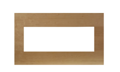Natural Birch birch wood mantel - surround for BI-40-XTRASLIM