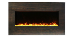 Grey Birch wood mantel - surround for BI-40-XTRASLIM